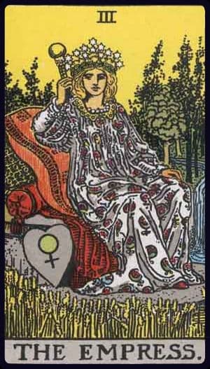The Empress Background Card