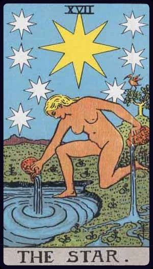 The Star Background Card