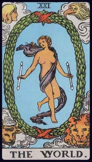 The World Background Card